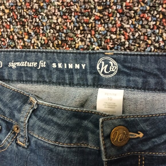 UGC Westport 1962 Petite skinny blue jeans size 10 - Picture 3 of 11